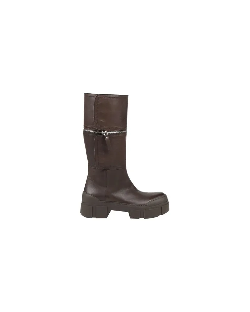 Vic Matié SCHUHE - Stiefelauf YOOX.COM Braun