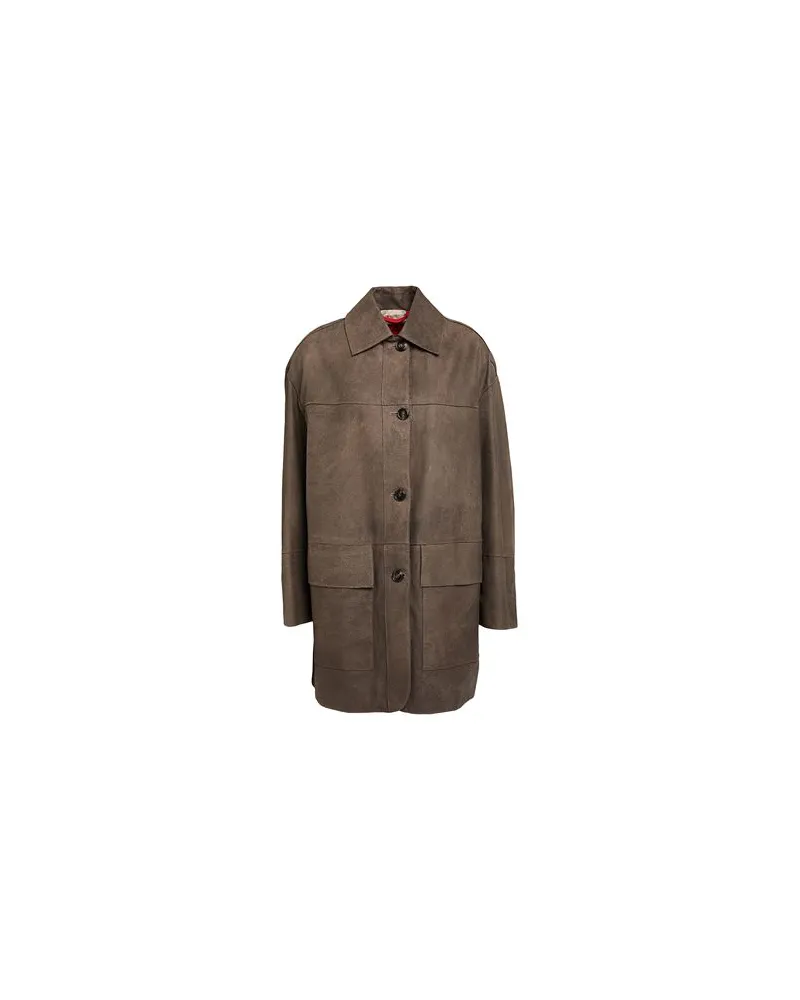 MAX&Co. RUM - JACKEN & MÄNTEL - Mäntelauf YOOX.COM Dunkelbraun