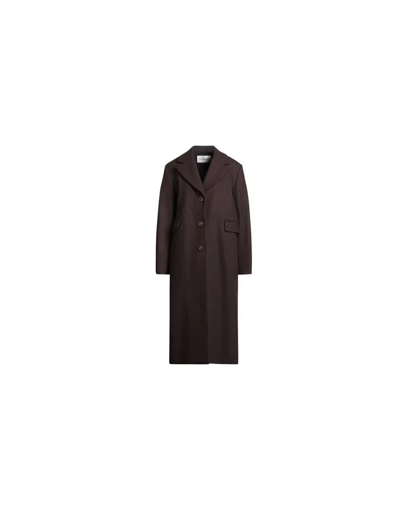 Kitsuné JACKEN & MÄNTEL - Mäntelauf YOOX.COM Schokobraun