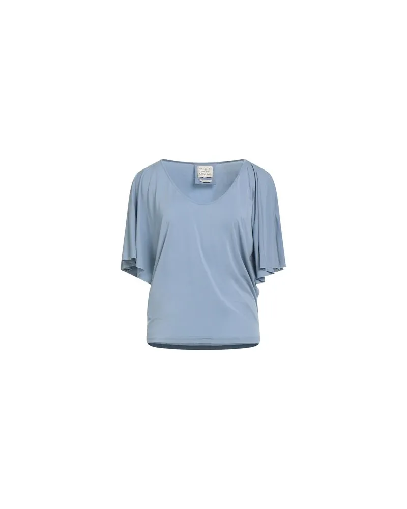 Alessia Santi TOPS - T-shirtsauf YOOX.COM Hellblau