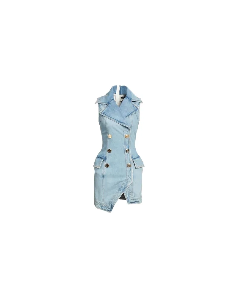 Balmain KLEIDER - Mini-Kleiderauf YOOX.COM Blau
