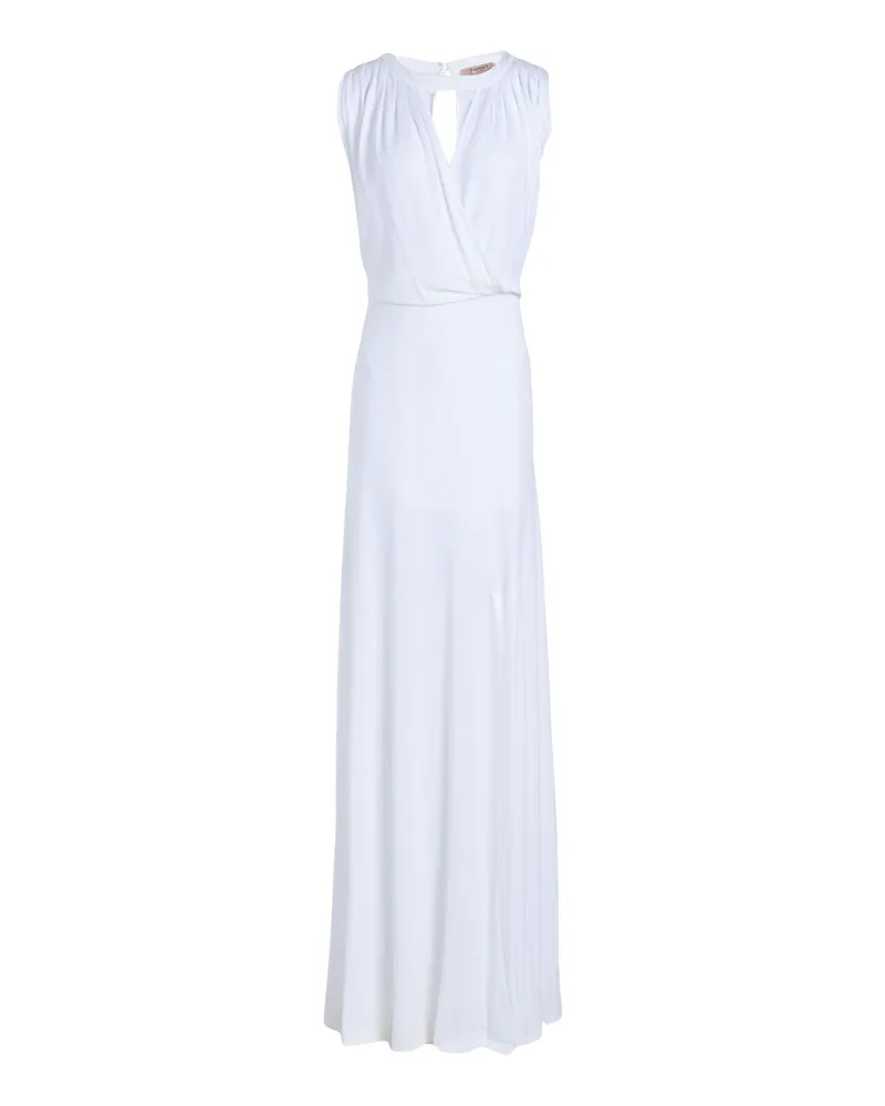 Twin-Set Maxi-Kleid Weiß