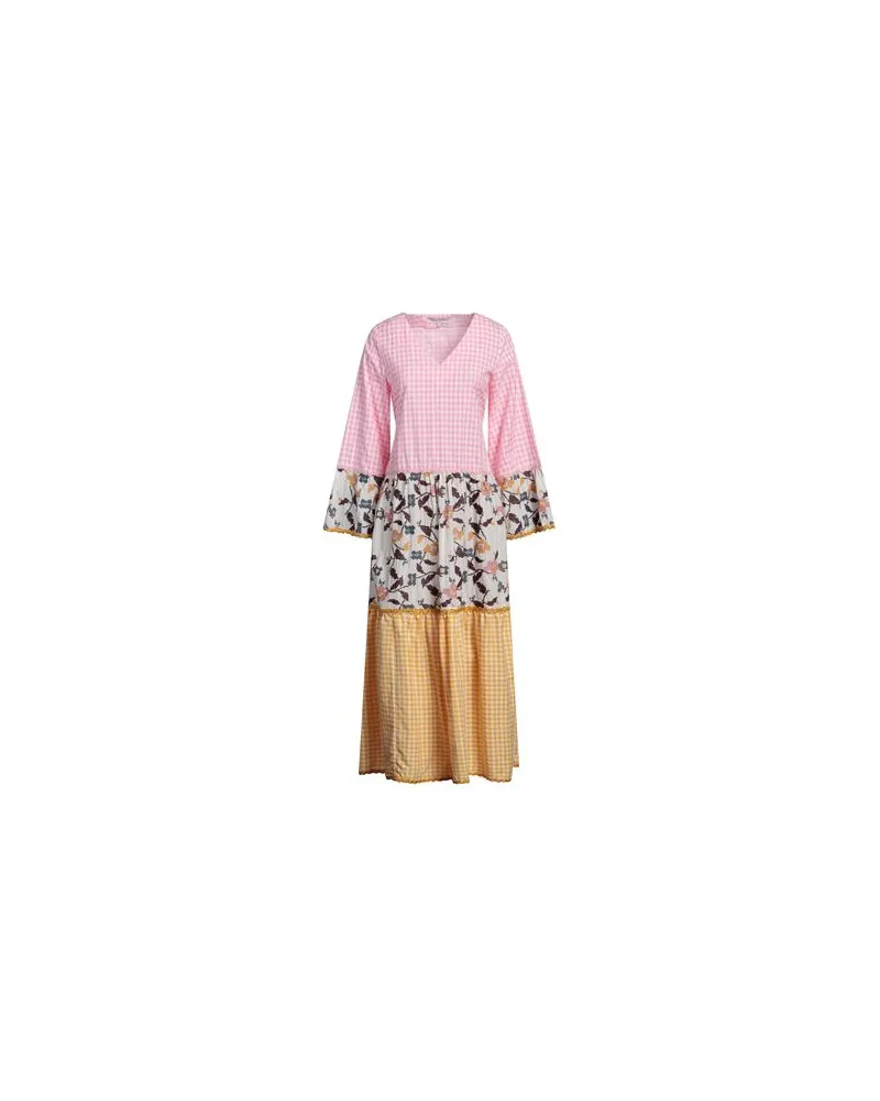 Connor & Blake KLEIDER - Maxi-Kleiderauf YOOX.COM Rosa