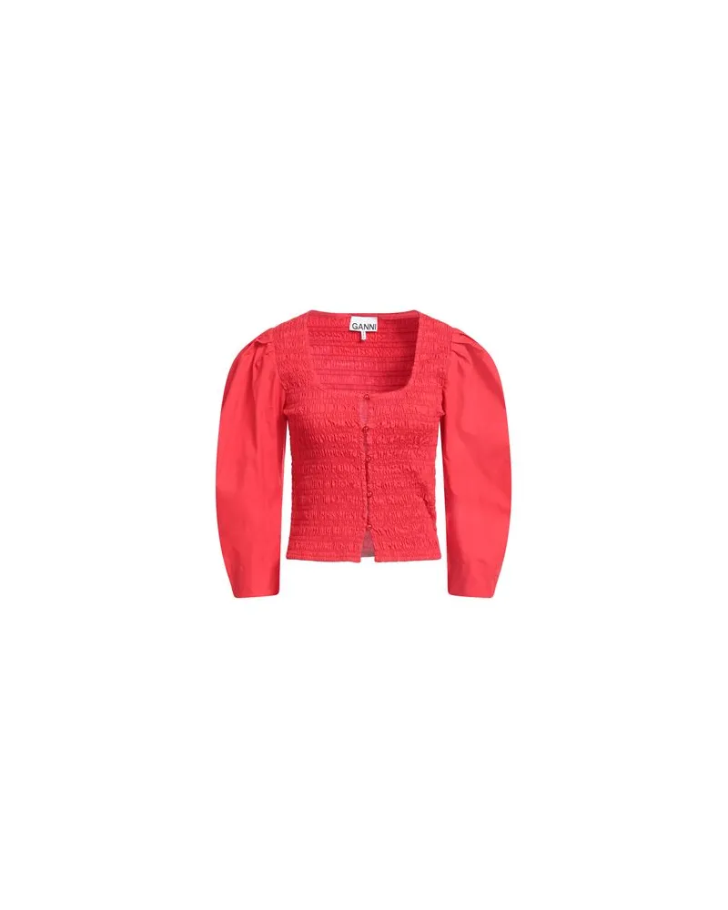 Ganni TOPS - Hemdenauf YOOX.COM Rot