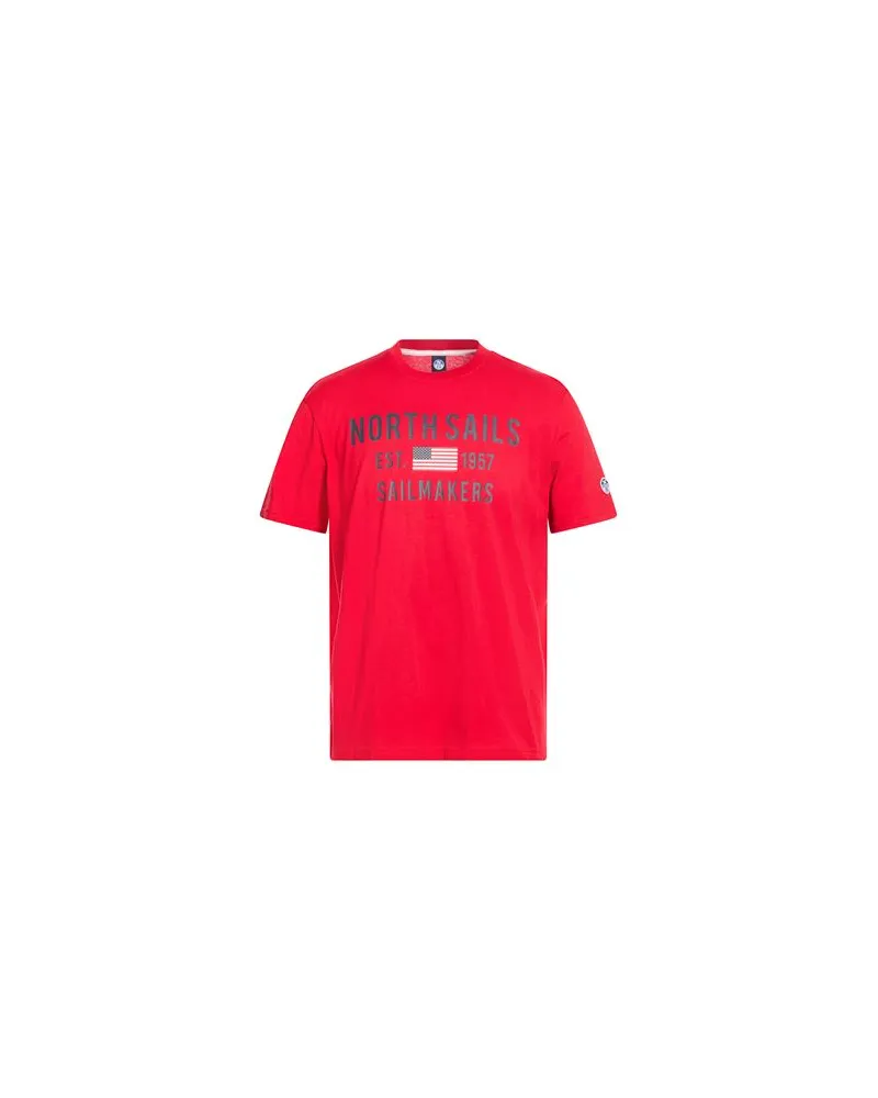 North Sails TOPS - T-shirtsauf YOOX.COM Rot