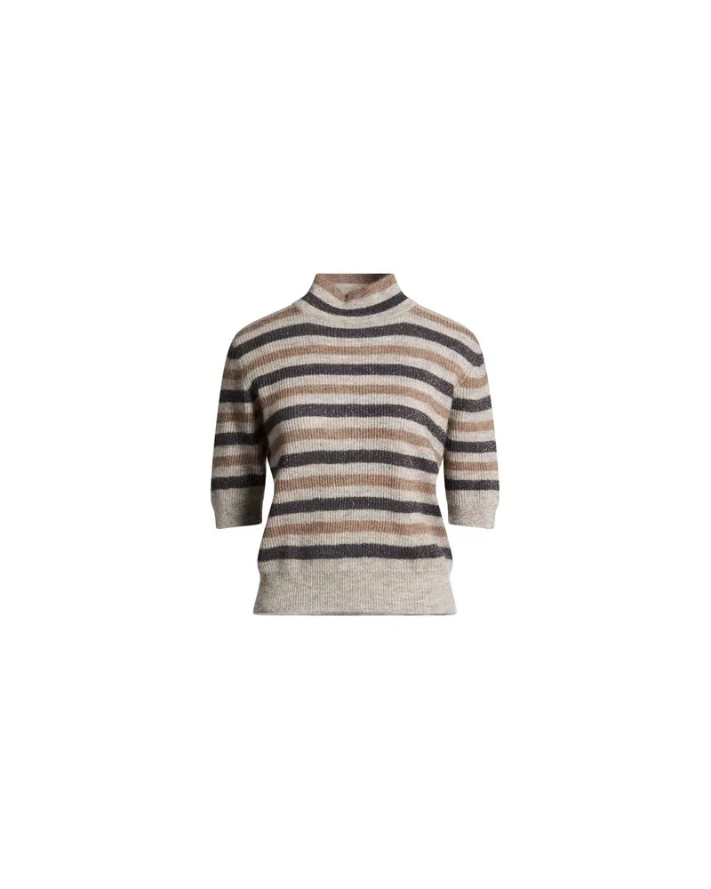 Brunello Cucinelli STRICKWAREN - Rollkragenpulloverauf YOOX.COM Grau