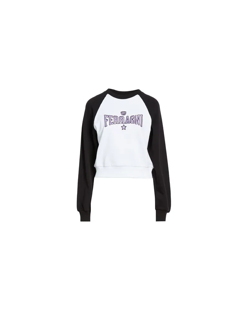 Chiara Ferragni TOPS - Sweatshirtsauf YOOX.COM Weiß
