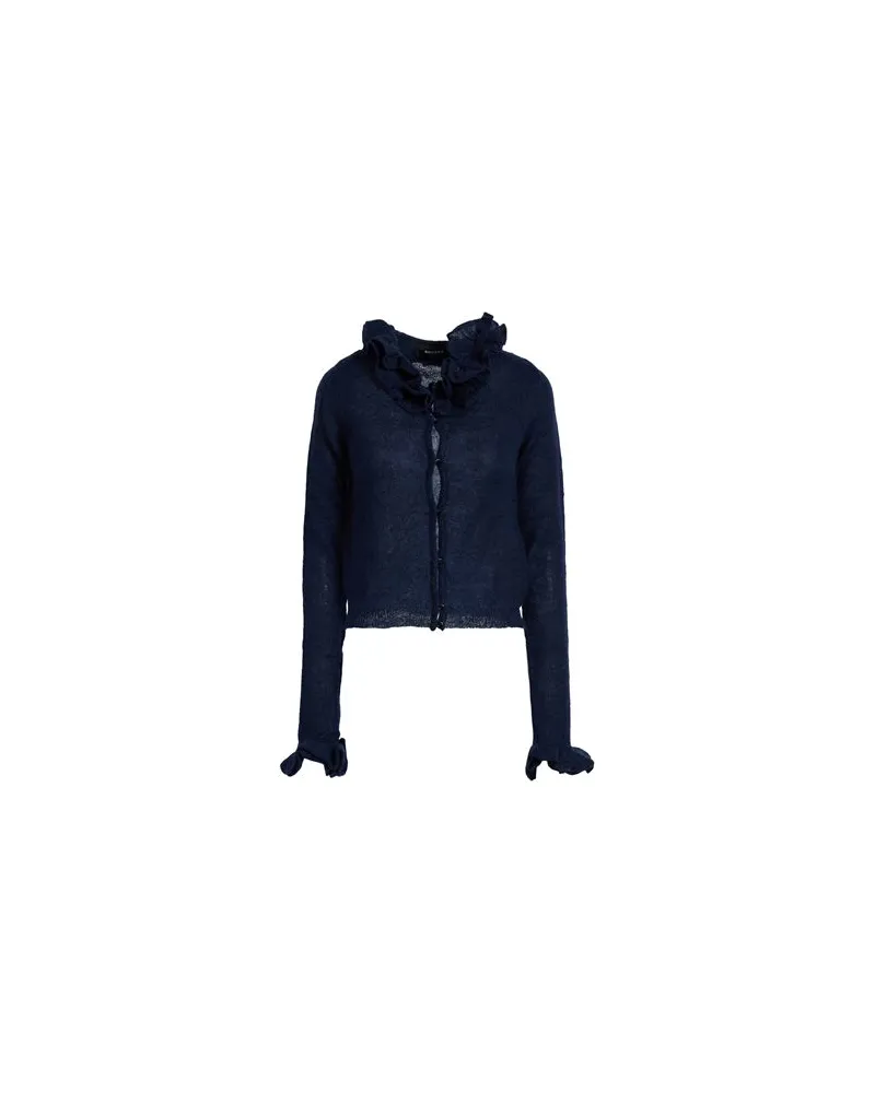 Rochas STRICKWAREN - Strickjackenauf YOOX.COM Marineblau