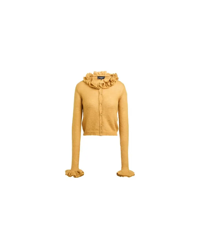 Rochas STRICKWAREN - Strickjackenauf YOOX.COM Senf