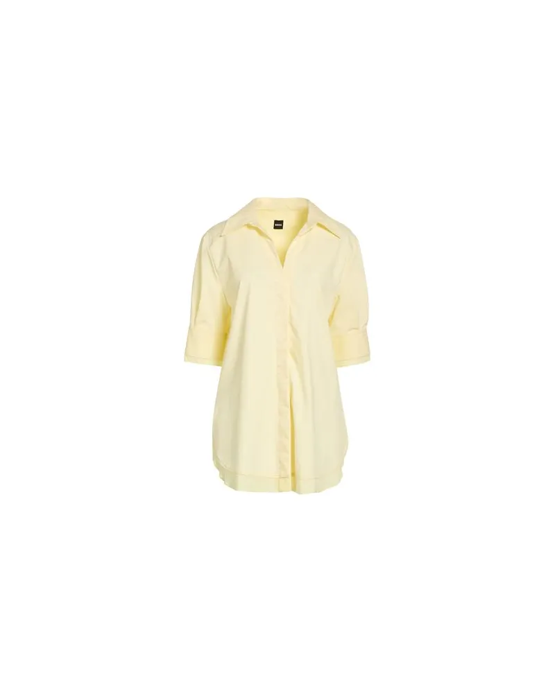 HUGO BOSS TOPS - Hemdenauf YOOX.COM Pastellgelb