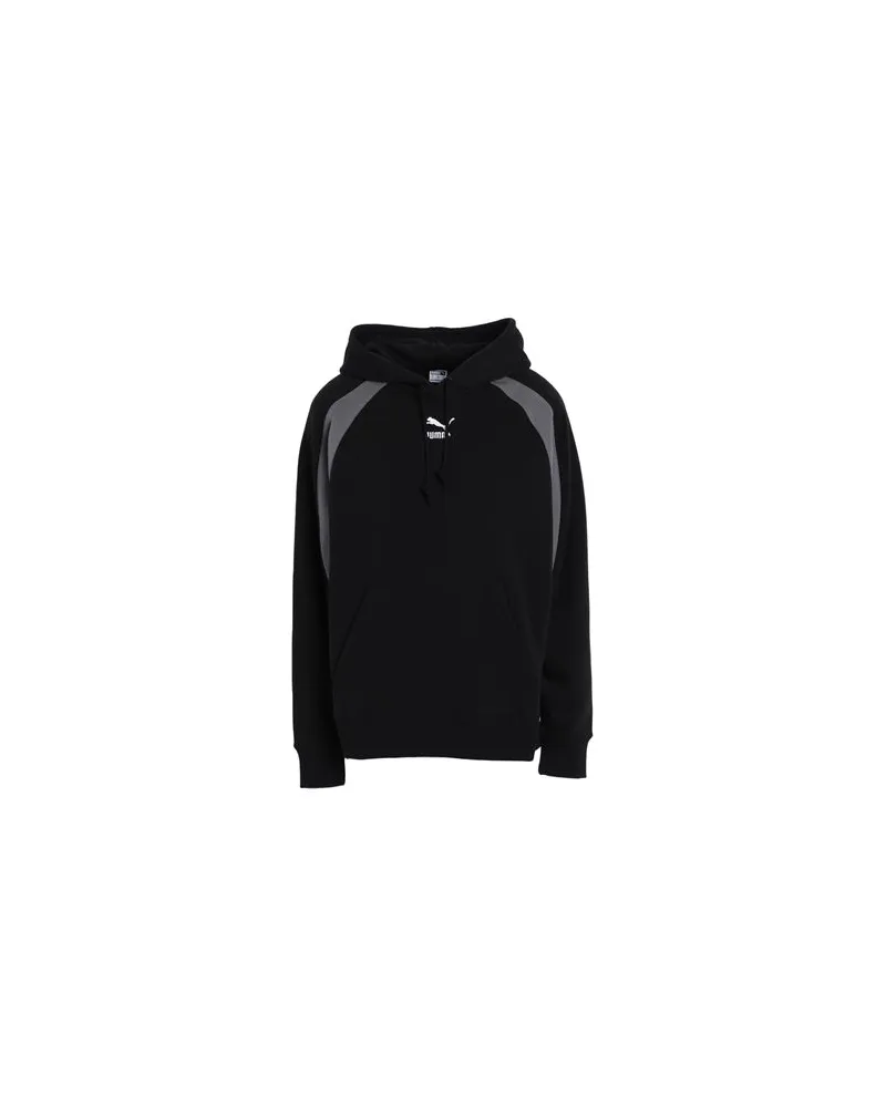 Puma CLASSICS BLOCK Hoodie TR - CLASSICS BLOCK Hoodie TR - TOPS - Sweatshirtsauf YOOX.COM Schwarz