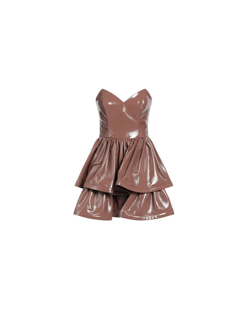 Elisabetta Franchi KLEIDER - Mini-Kleiderauf YOOX.COM Khaki