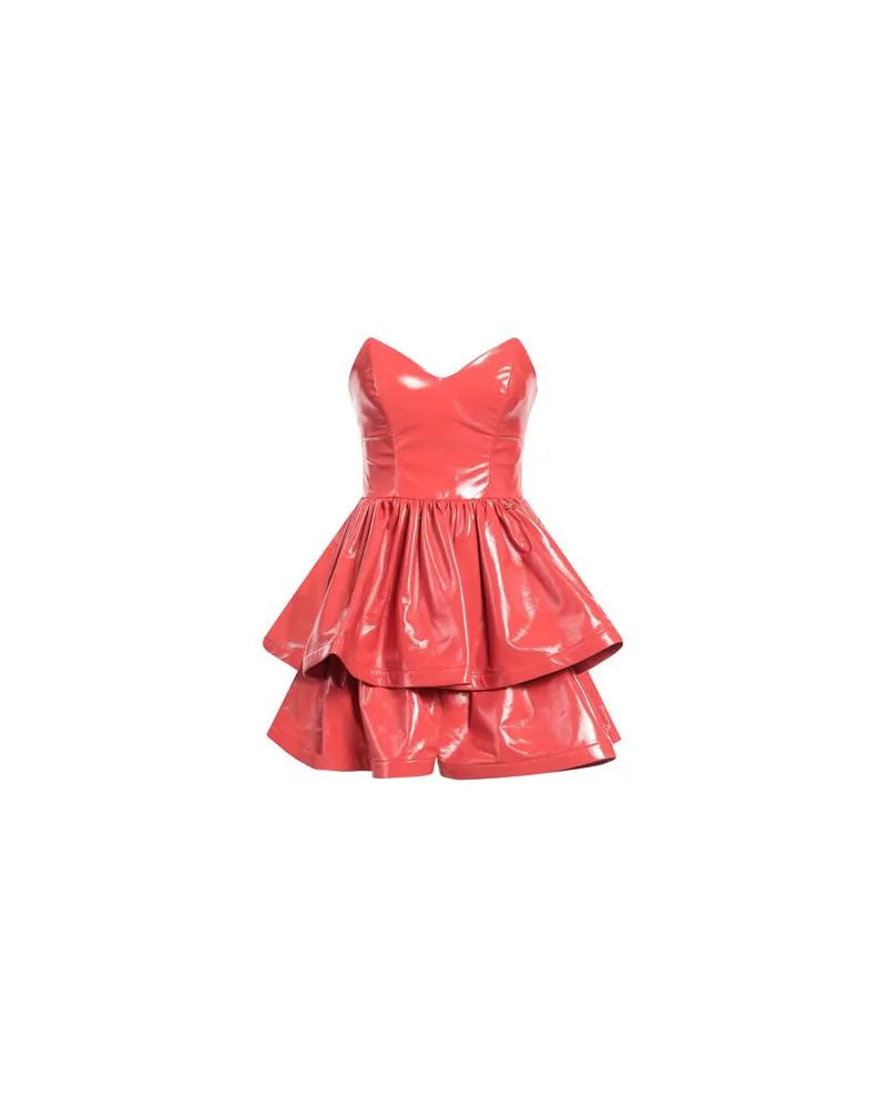 Elisabetta Franchi KLEIDER - Mini-Kleiderauf YOOX.COM Koralle