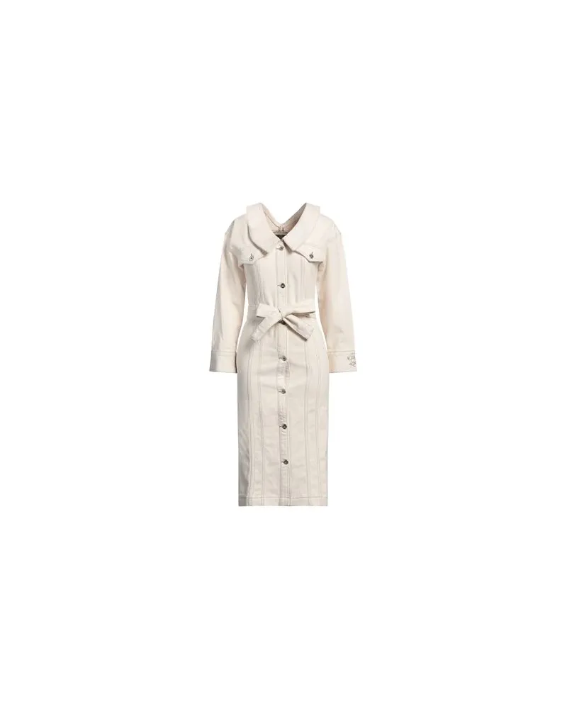 Actitude by Twinset KLEIDER - Midi-Kleiderauf YOOX.COM Cremeweiß