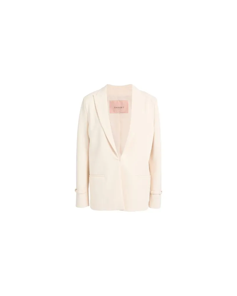 Twin-Set ANZÜGE und CO-ORDS - Blazersauf YOOX.COM Cremeweiß