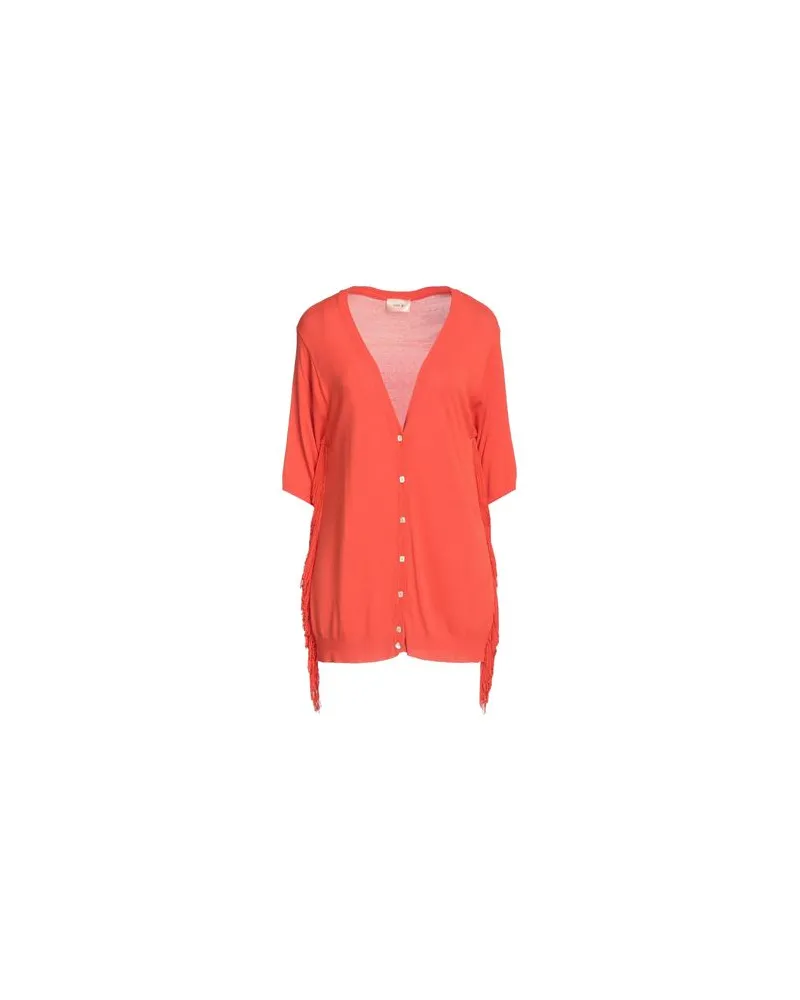 TOY G STRICKWAREN - Strickjackenauf YOOX.COM Orange
