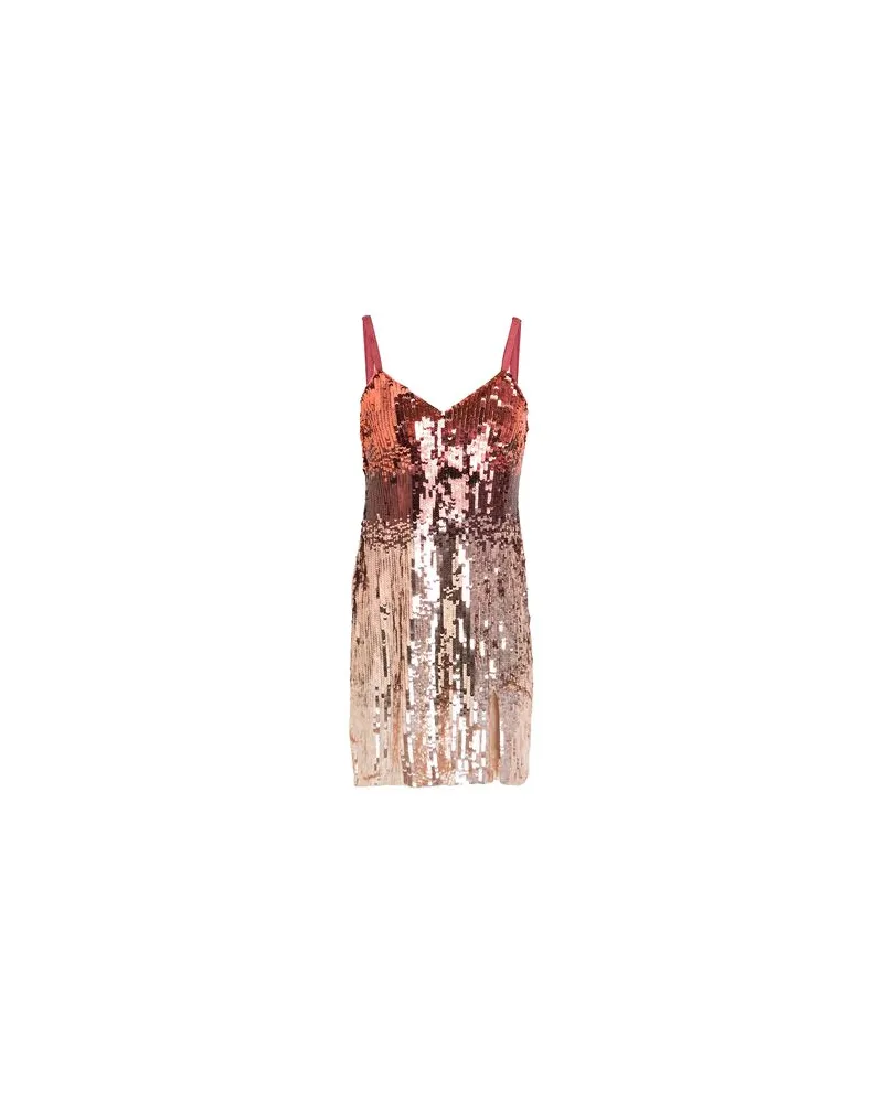 Elisabetta Franchi KLEIDER - Mini-Kleiderauf YOOX.COM Kupfer