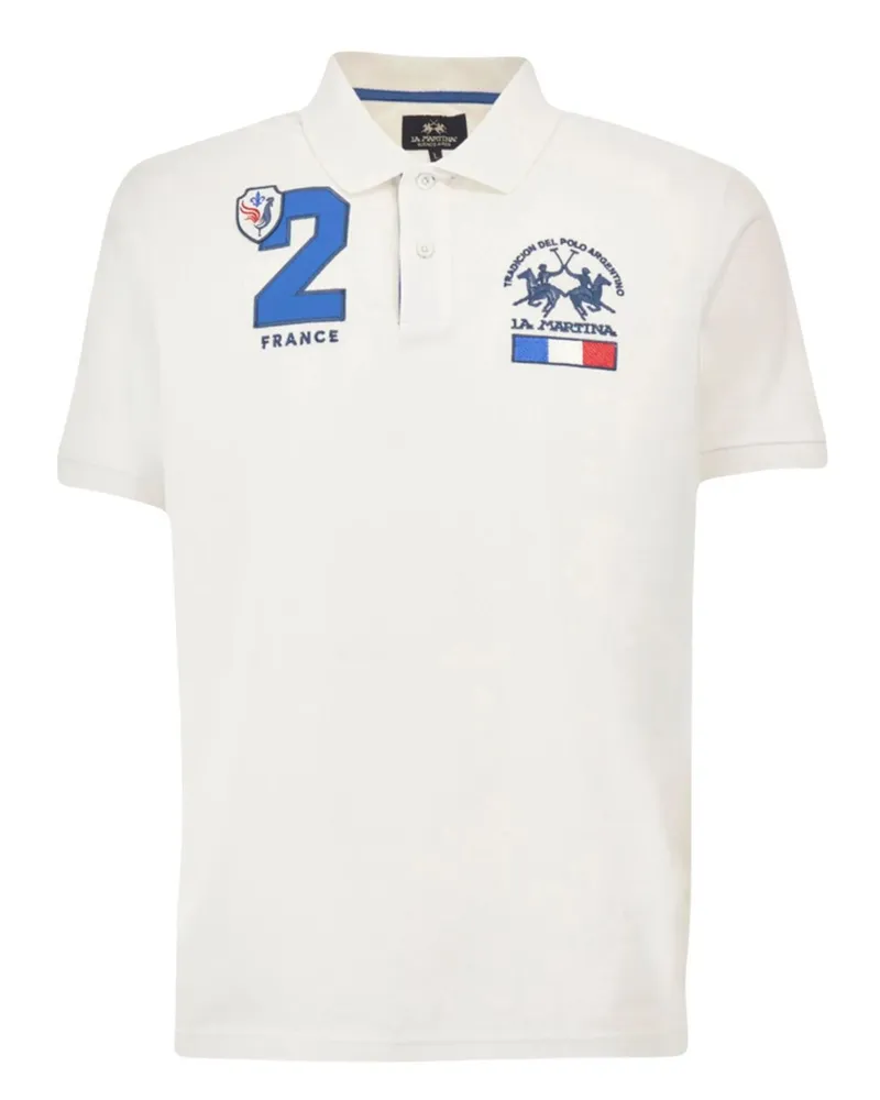 La Martina Poloshirt Weiß