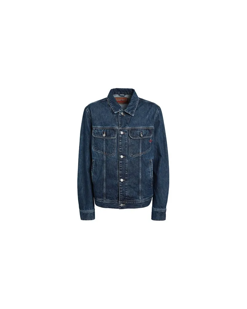 Diesel D-BARCY  - JACKEN & MÄNTEL - Jeansjacken/Mäntelauf YOOX.COM Blau