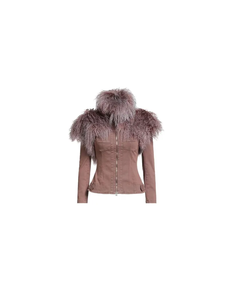 Charlotte Knowles JACKEN & MÄNTEL - Jeansjacken/Mäntelauf YOOX.COM Antikrosa