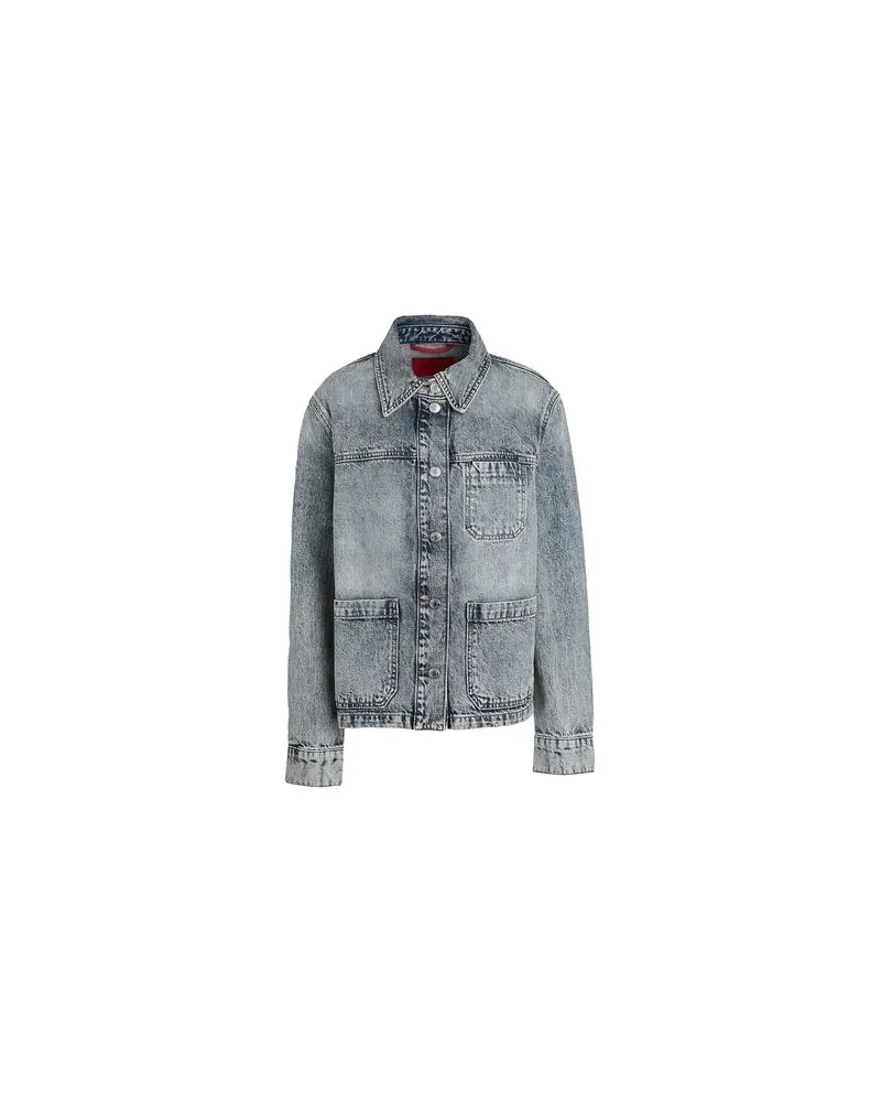MAX&Co. LIBERO  - JACKEN & MÄNTEL - Jeansjacken/Mäntelauf YOOX.COM Blau