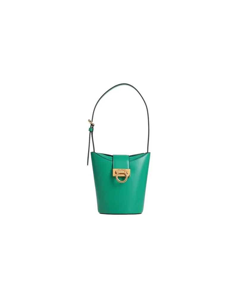 Ferragamo TRIF.BUCKET  - TASCHEN - Handtaschenauf YOOX.COM Grün