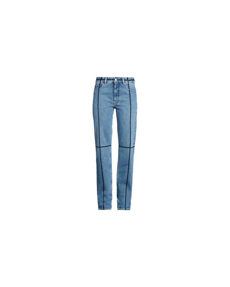 Maison Margiela HOSEN & RÖCKE - Jeanshosenauf YOOX.COM Blau