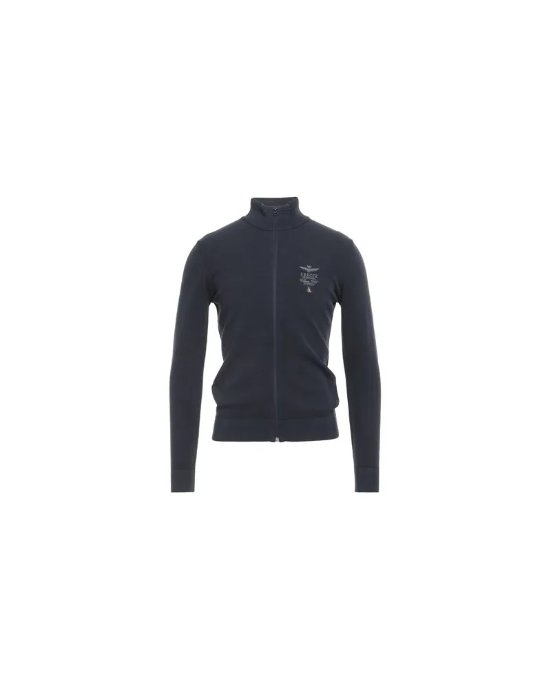 Aeronautica Militare FRECCE TRICOLORI - STRICKWAREN - Strickjackenauf YOOX.COM Marineblau