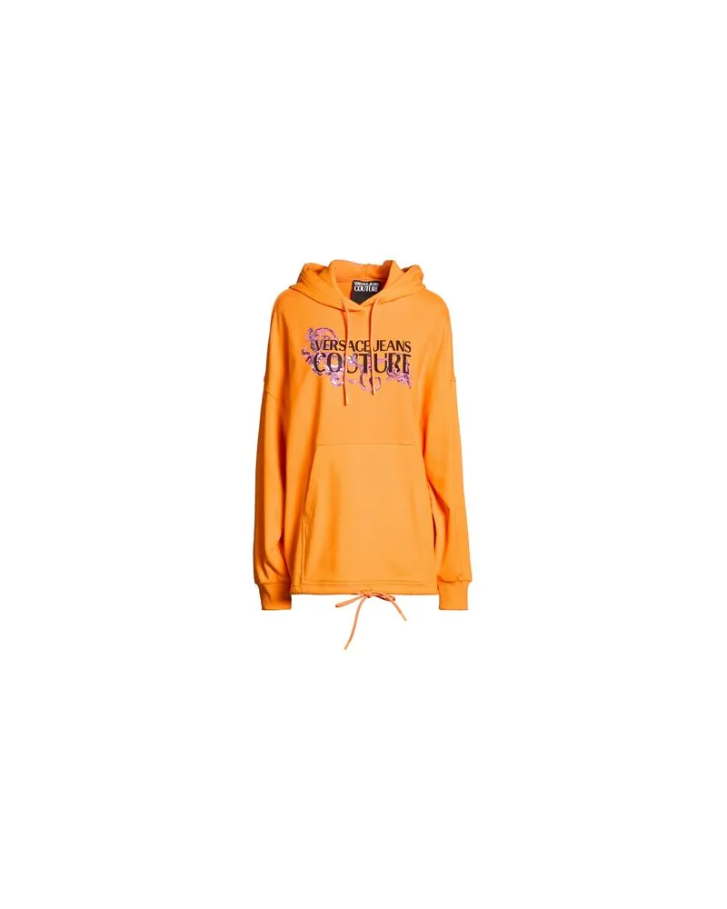 Versace Jeans TOPS - Sweatshirtsauf YOOX.COM Orange