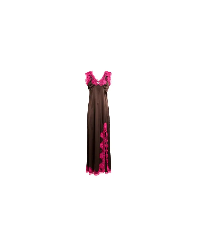 No Secrets KLEIDER - Maxi-Kleiderauf YOOX.COM Schokobraun