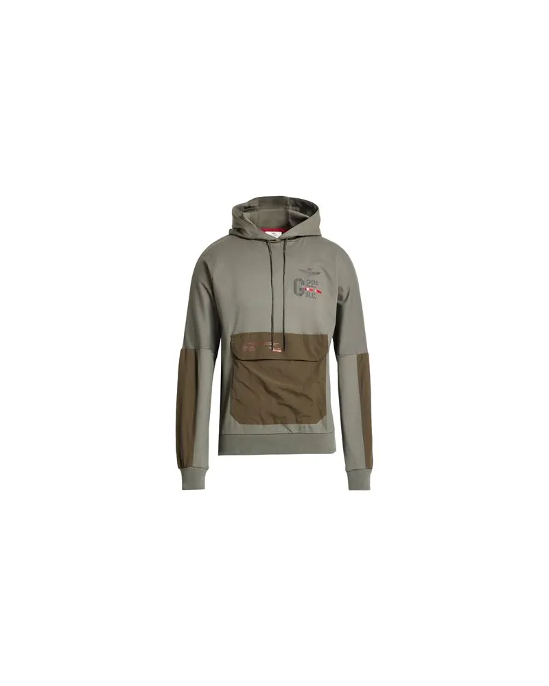 Aeronautica Militare TOPS - Sweatshirtsauf YOOX.COM Militärgrün