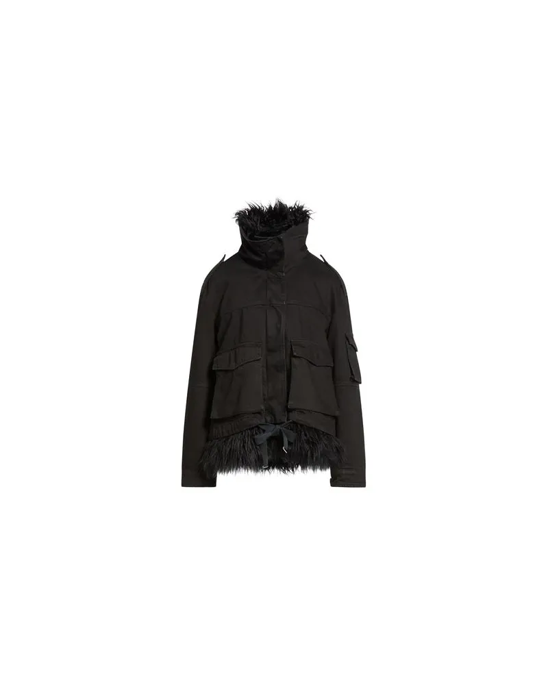 Dondup JACKEN & MÄNTEL - Jeansjacken/Mäntelauf YOOX.COM Schwarz