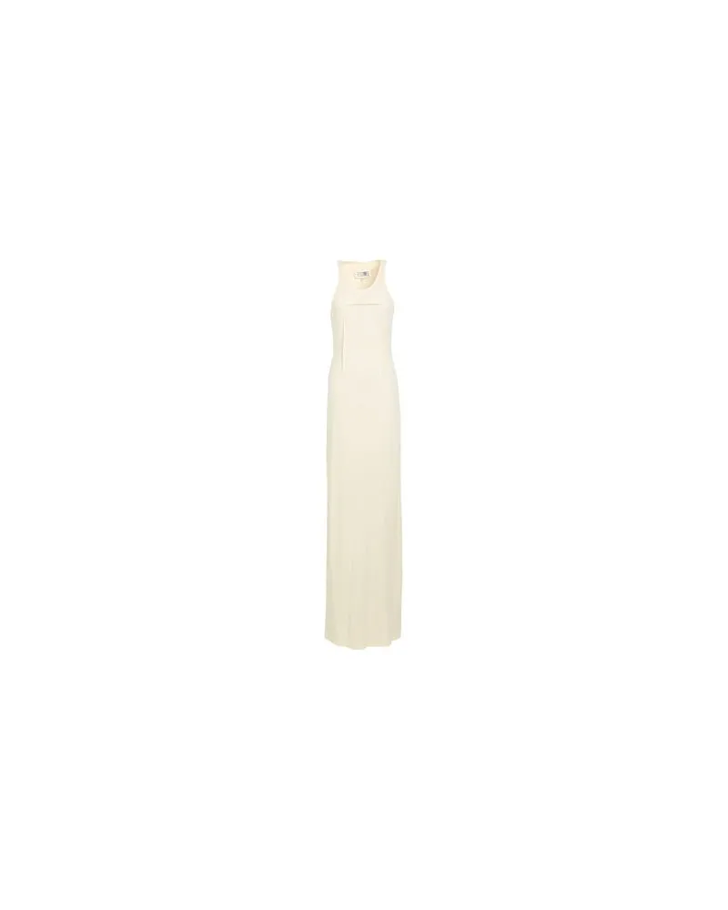 Maison Margiela KLEIDER - Maxi-Kleiderauf YOOX.COM Pastellgelb