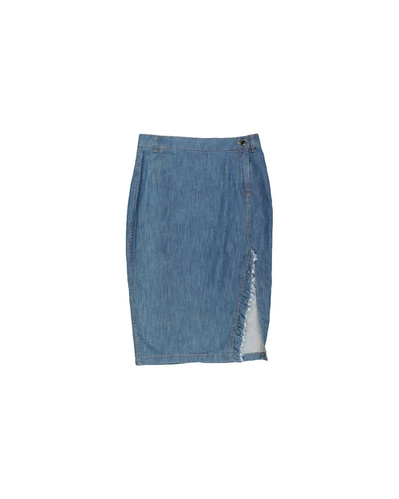 Moschino HOSEN & RÖCKE - Jeansröckeauf YOOX.COM Blau