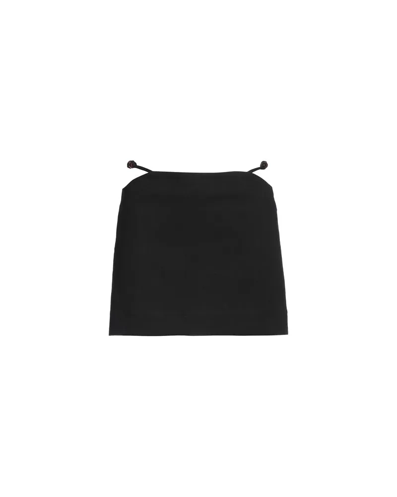 Ganni HOSEN & RÖCKE - Miniröckeauf YOOX.COM Schwarz