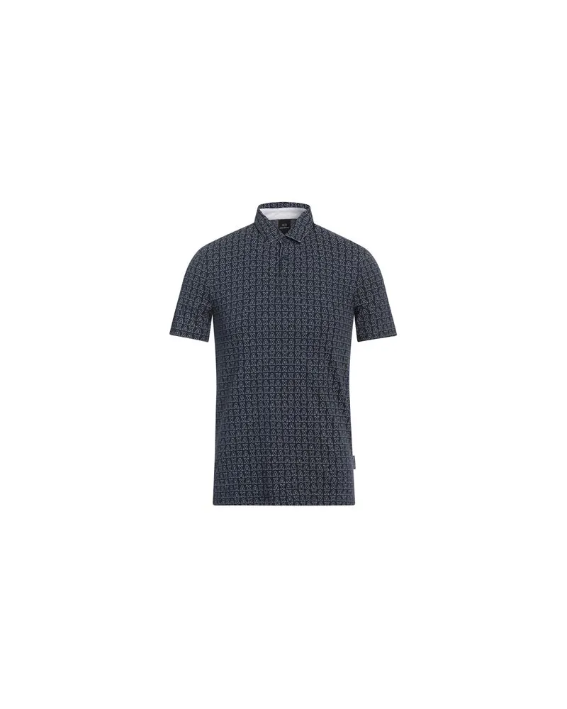 Armani Exchange TOPS - Poloshirtsauf YOOX.COM Marineblau