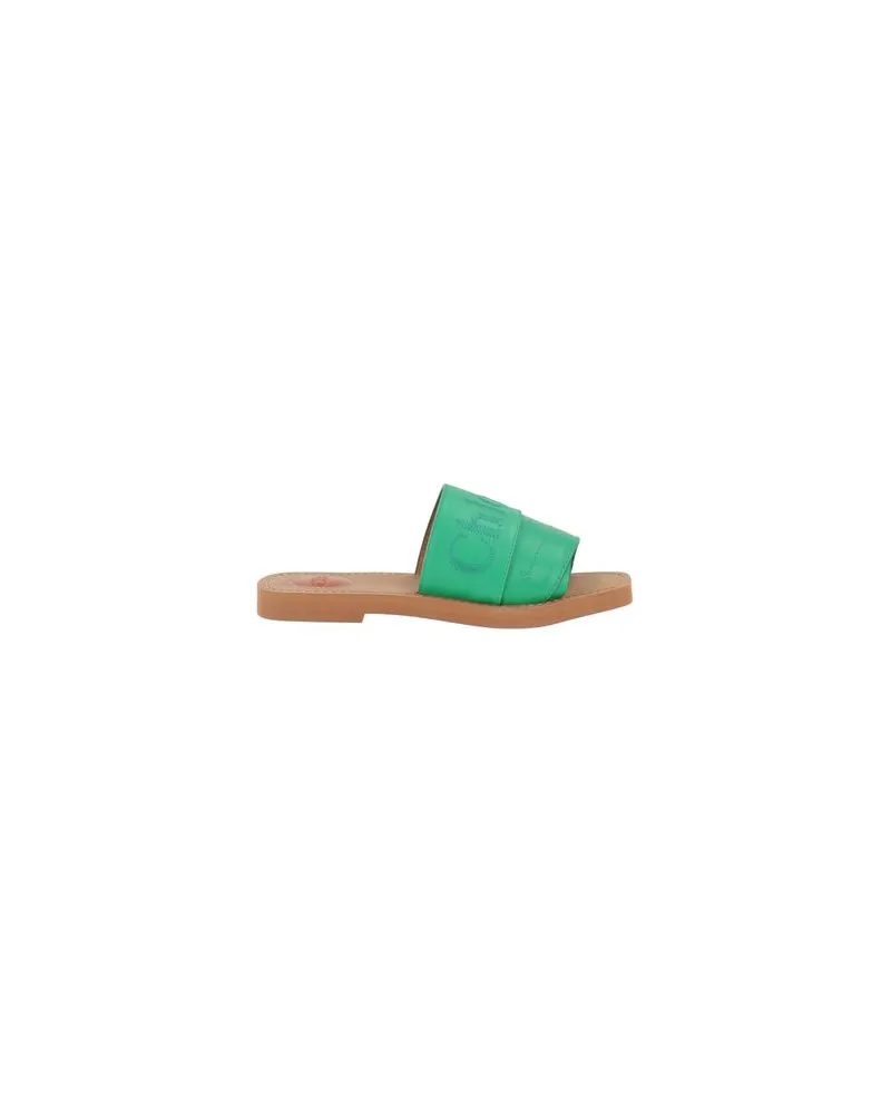 Chloé SCHUHE - Sandalenauf YOOX.COM Grün