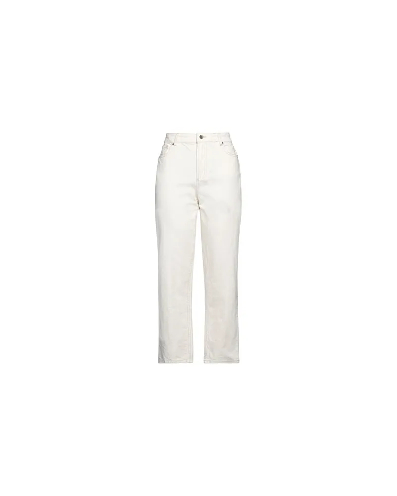 Liu Jo HOSEN & RÖCKE - Jeanshosenauf YOOX.COM Elfenbein