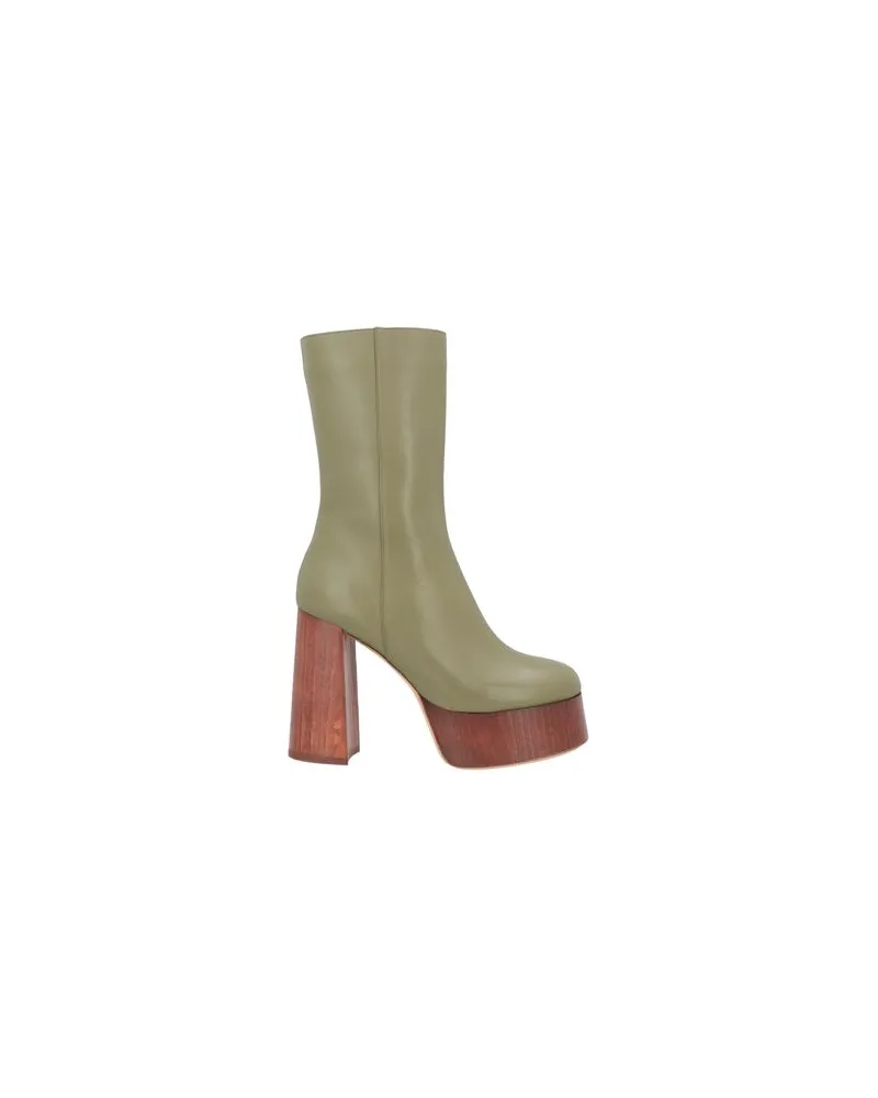 Gia Borghini SCHUHE - Stiefelettenauf YOOX.COM Militärgrün