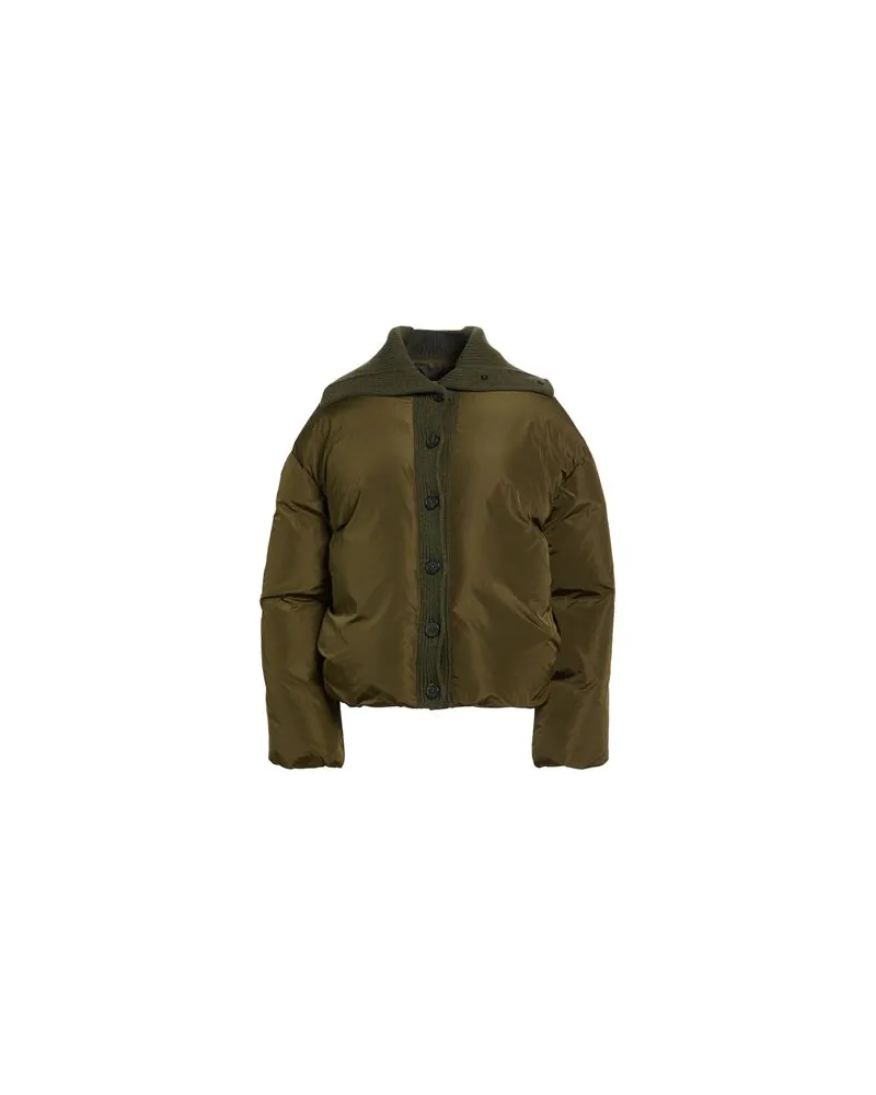 Fabiana Filippi JACKEN & MÄNTEL - Pufferjacken & Daunenjackenauf YOOX.COM Militärgrün