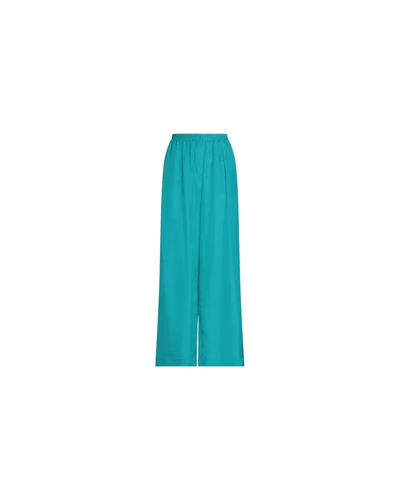 SOLOTRE HOSEN & RÖCKE - Hosenauf YOOX.COM Aquamarin