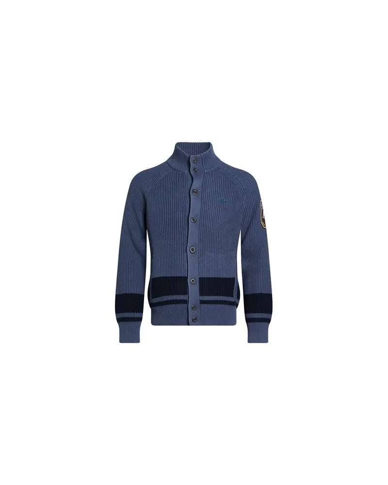 Aeronautica Militare STRICKWAREN - Strickjackenauf YOOX.COM Taubenblau
