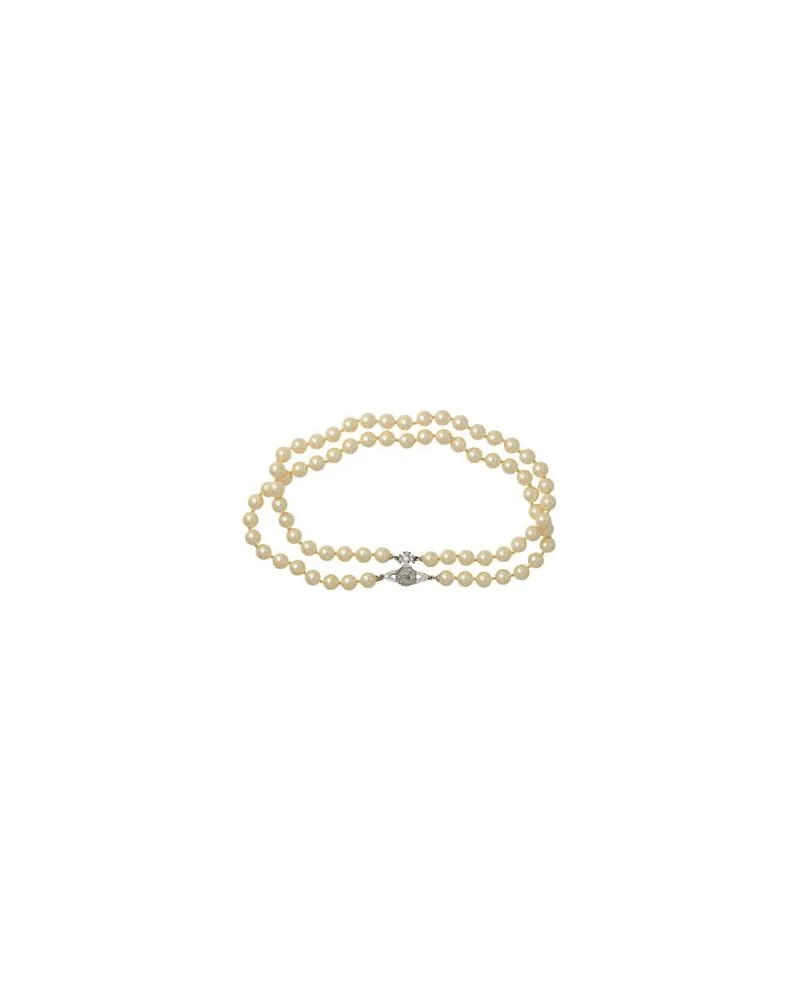 Vivienne Westwood GRAZIELLA PEARL CHOKER  - SCHMUCK und UHREN - Halskettenauf YOOX.COM Silber