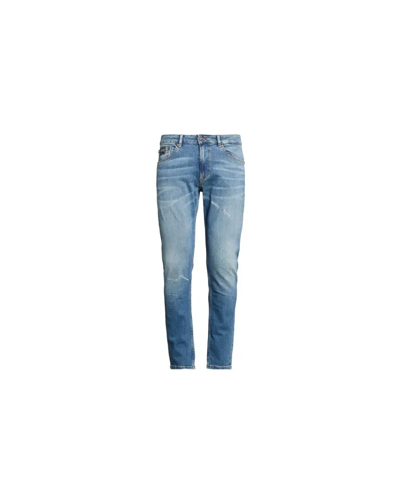 Versace Jeans HOSEN & RÖCKE - Jeanshosenauf YOOX.COM Blau