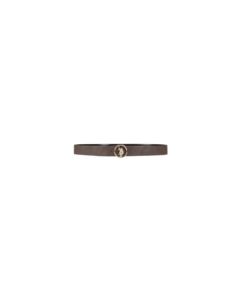 U.S. Polo Assn.  Kleinlederwaren - Gürtelauf YOOX.COM Dunkelbraun