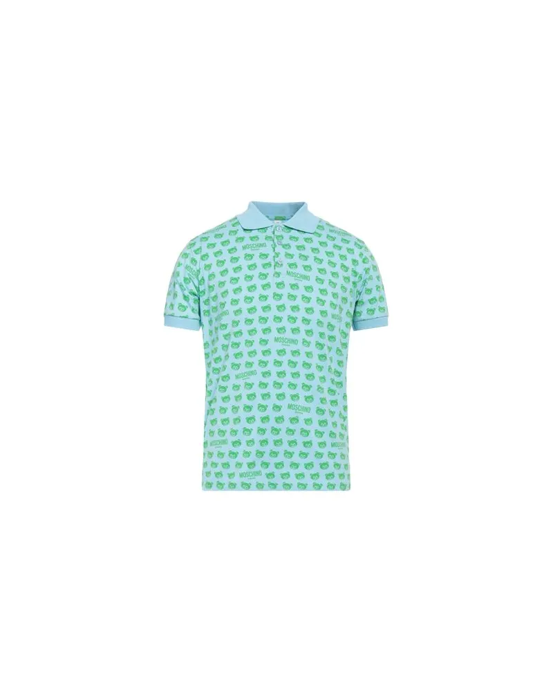 Moschino TOPS - Poloshirtsauf YOOX.COM Himmelblau