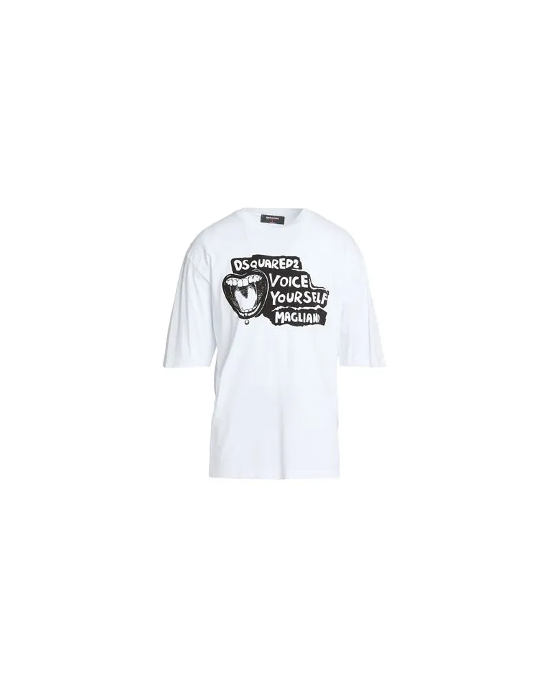 Dsquared2 TOPS - T-shirtsauf YOOX.COM Weiß