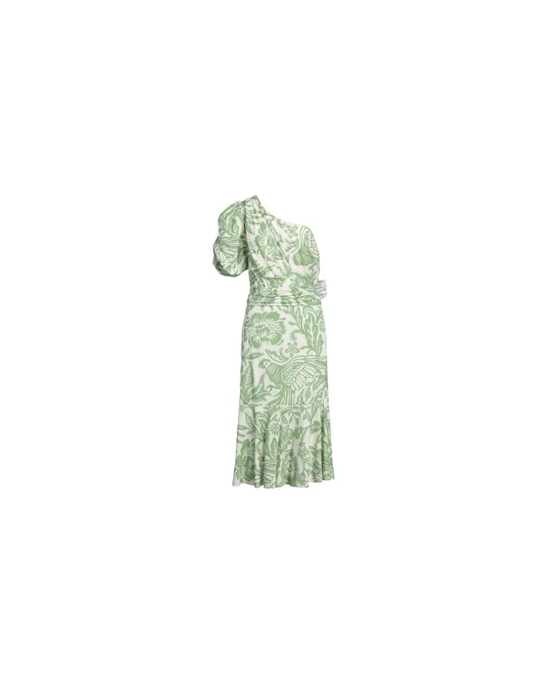 Johanna Ortiz KLEIDER - Midi-Kleiderauf YOOX.COM Säuregrün