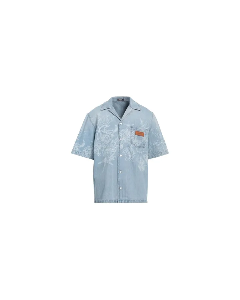 Versace TOPS - Jeanshemdenauf YOOX.COM Blau