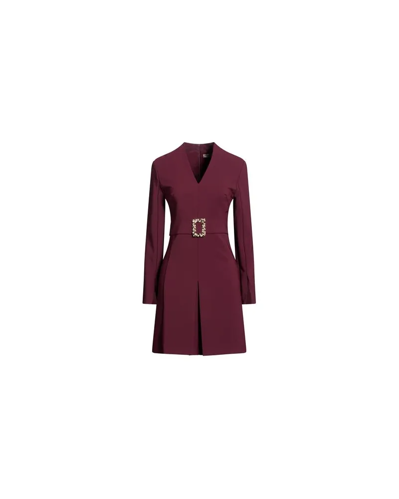 Rinascimento KLEIDER - Mini-Kleiderauf YOOX.COM Bordeaux